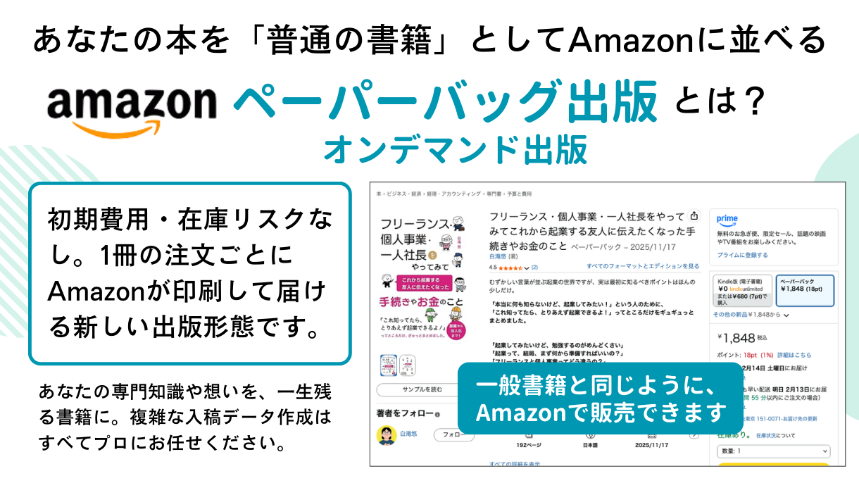 ペーパーバック出版とは